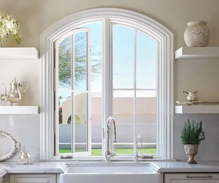 Sk pella kitchen casement arched