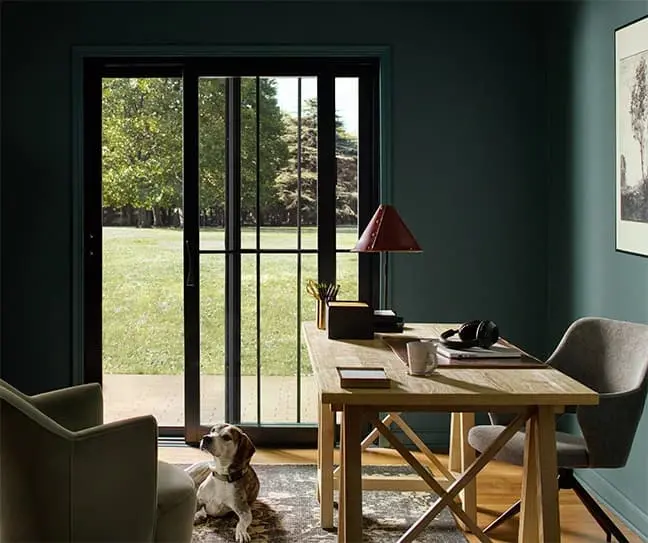 Sk pella lifestyle sliding door black